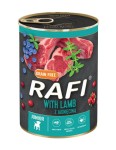 RAFI mokra karma dla psa JUNIOR z jagnięciną 400g Dolina Noteci