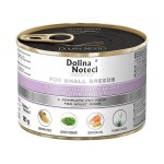 DOLINA NOTECI PREMIUM mokra karma dla psa z królikiem, fasolką i ryżem MAŁE RASY 185g