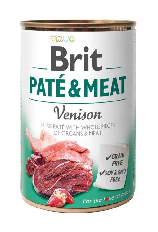 BRIT Mokra karma dla psa Pate&amp;Meat MIX smaków 24x400g