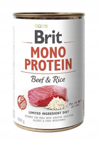 BRIT Mono Protein Mokra karma dla psa MIX smaków 8x400g HIPOALERGICZNA