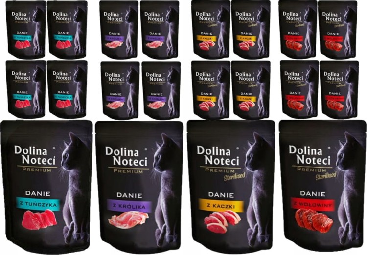 DOLINA NOTECI PREMIUM Mokra karma dla kota MIX 20x85g
