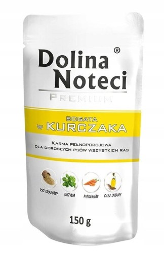 DOLINA NOTECI PREMIUM Mokra karma dla psa MIX smaków 30x150g