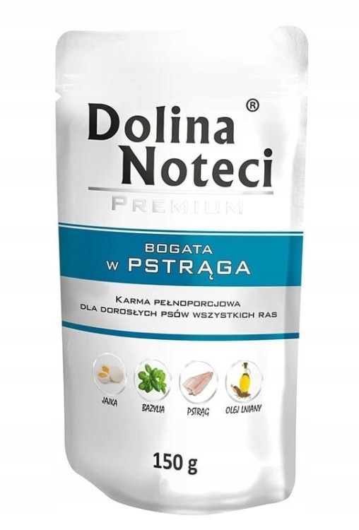 DOLINA NOTECI PREMIUM Mokra karma dla psa MIX smaków 10x150g