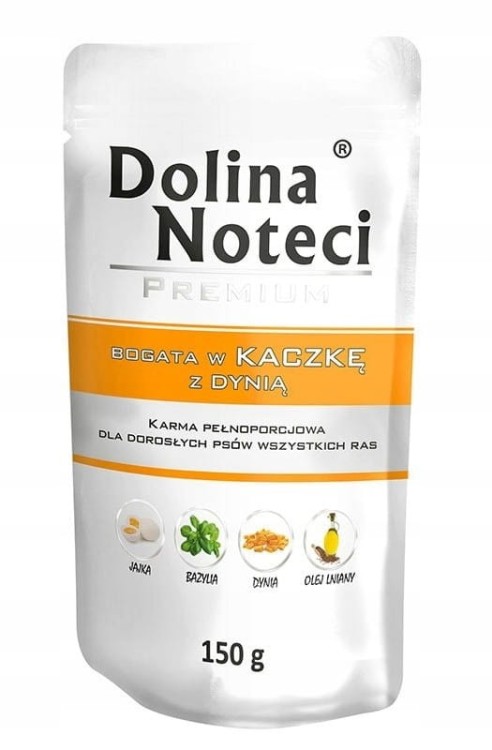 DOLINA NOTECI PREMIUM Mokra karma dla psa MIX smaków 10x150g