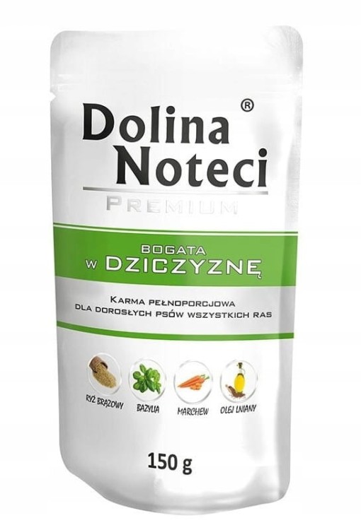 DOLINA NOTECI PREMIUM Mokra karma dla psa MIX 10x150g bez ryb i kurczaka