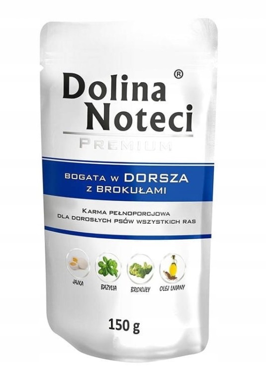 DOLINA NOTECI PREMIUM Mokra karma dla psa MIX smaków 12x150g bez drobiu