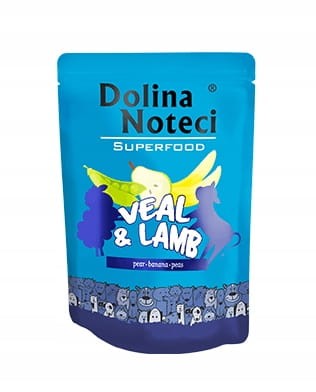 DOLINA NOTECI Superfood Mokra karma dla psa MIX smaków saszetki 12x300g