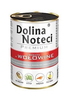 Mokra karma dla psa Dolina Noteci Premium MIX smaków 10x400g