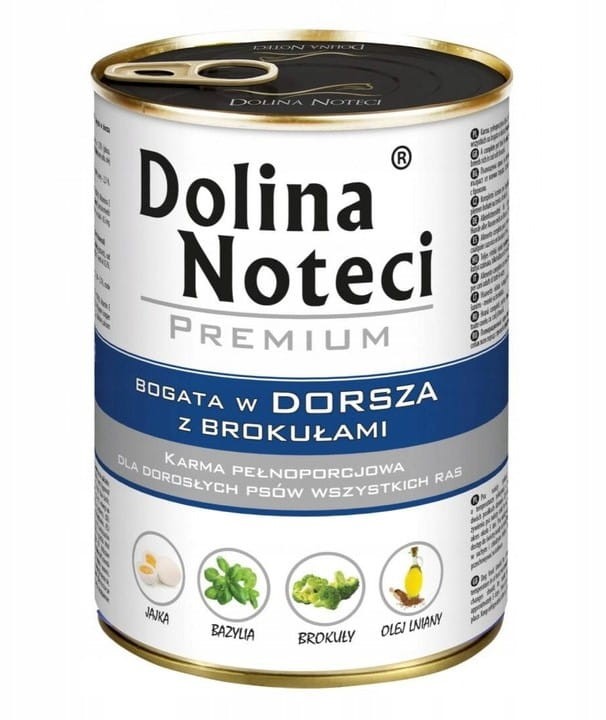 Mokra karma dla psa Dolina Noteci Premium MIX smaków 12x400g NOWE SMAKI