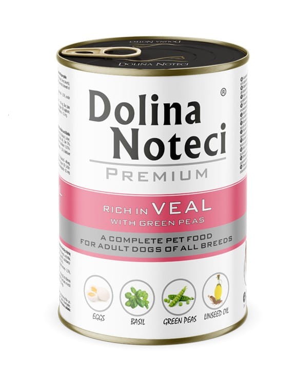 Mokra karma dla psa Dolina Noteci Premium MIX smaków 12x400g NOWE SMAKI