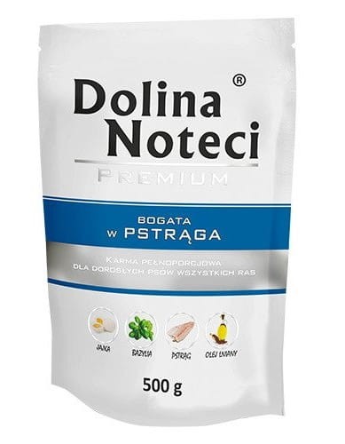 DOLINA NOTECI PREMIUM Mokra karma dla psa MIX smaków 10x500g
