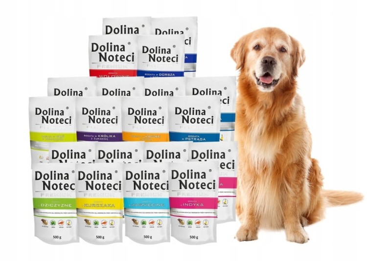 DOLINA NOTECI PREMIUM Mokra karma dla psa MIX smaków 20x500g