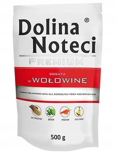 DOLINA NOTECI PREMIUM Mokra karma dla psa MIX smaków 10x500g bez ryb
