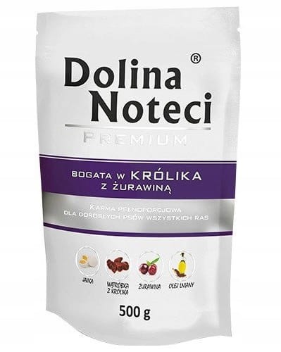 DOLINA NOTECI PREMIUM Mokra karma dla psa MIX smaków 10x500g bez ryb