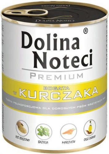 Mokra karma dla psa Dolina Noteci Premium MIX smaków 10x800g puszki bez ryb