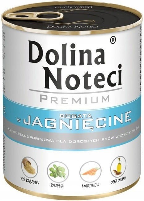 Mokra karma dla psa Dolina Noteci Premium MIX smaków 20x800g w puszkach