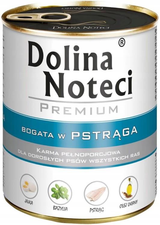 Mokra karma dla psa Dolina Noteci Premium MIX smaków 20x800g w puszkach