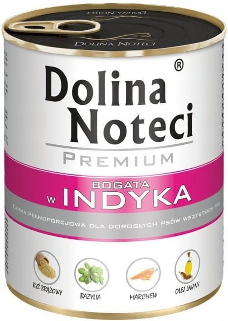 Mokra karma dla psa Dolina Noteci Premium MIX 10 smaków 10x800g