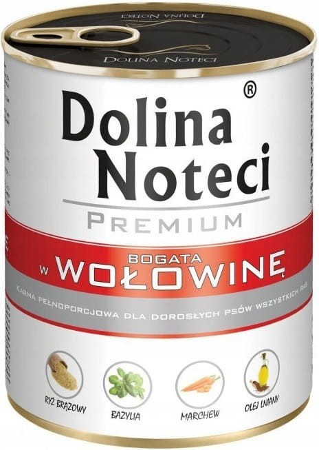 Mokra karma dla psa Dolina Noteci Premium MIX smaków 24x800g