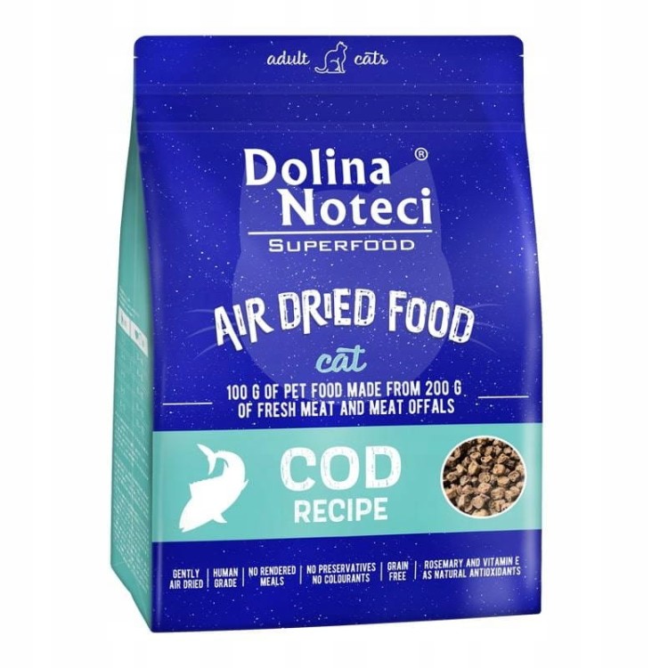 DOLINA NOTECI Superfood karma suszona dla kota 4x1kg danie mix smaków