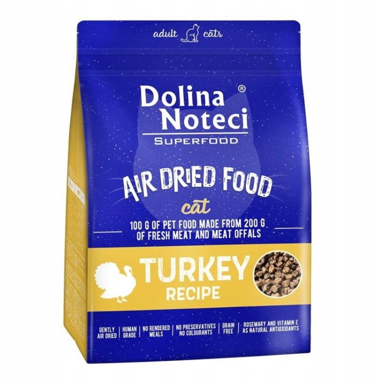 DOLINA NOTECI Superfood karma suszona dla kota 4x1kg danie mix smaków