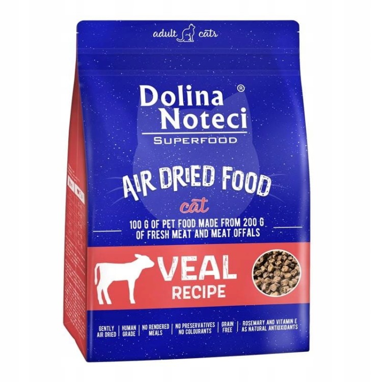 DOLINA NOTECI Superfood karma suszona dla kota 4x1kg danie mix smaków