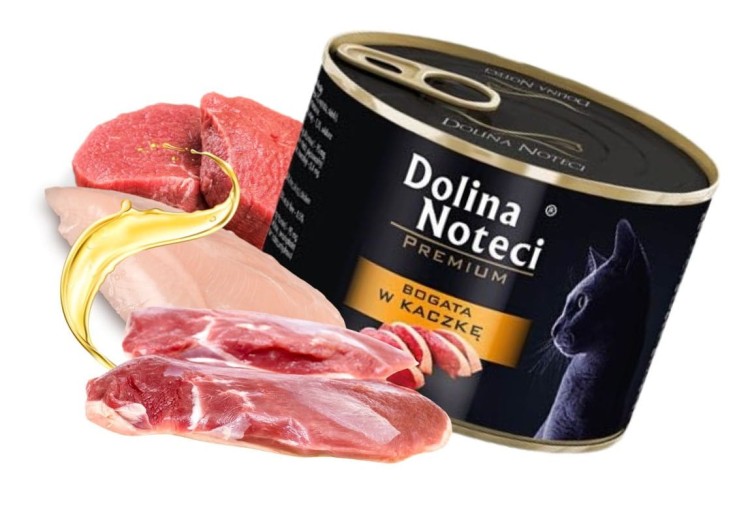 DOLINA NOTECI PREMIUM Mokra karma dla kota MIX smaków 24x185g