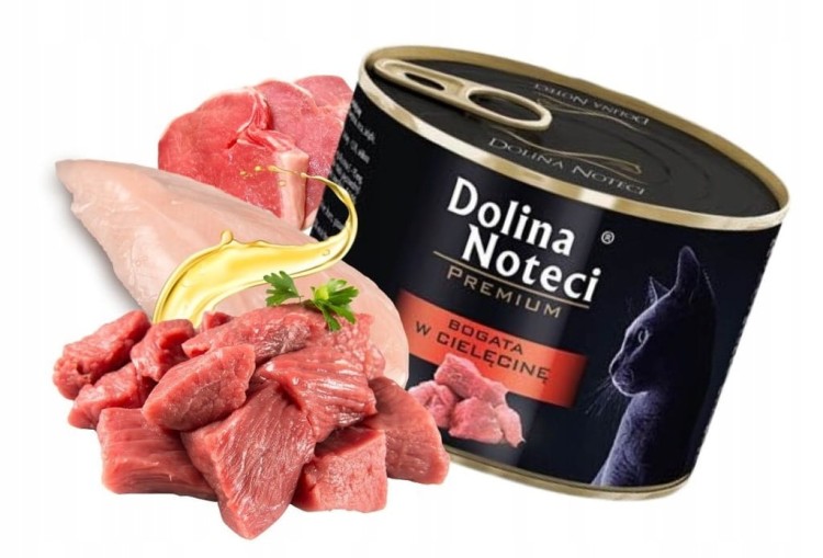 DOLINA NOTECI PREMIUM Mokra karma dla kota MIX smaków 24x185g
