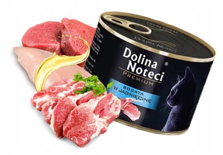 DOLINA NOTECI PREMIUM Mokra karma dla kota MIX smaków 24x185g