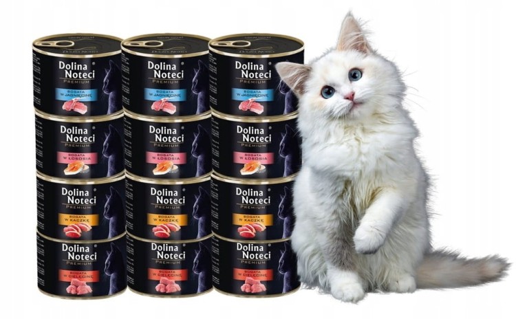 DOLINA NOTECI PREMIUM Mokra karma dla kota MIX smaków 12x185g