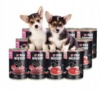 PAN MIĘSKO Karma mokra dla psa MIX SMAKÓW 12x400g SZCZENIAK