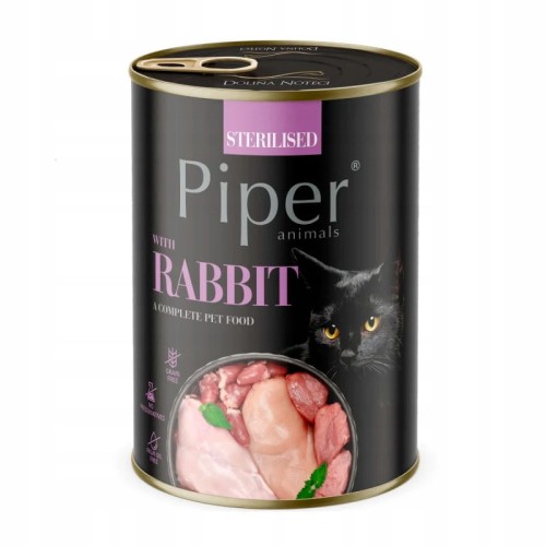 PIPER mokra karma dla kota MIX smaków 24x400g Dolina Noteci