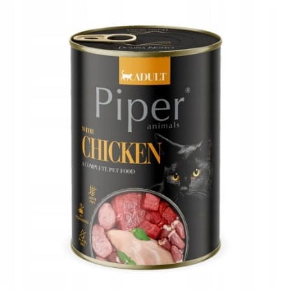 PIPER mokra karma dla kota MIX smaków 24x400g Dolina Noteci