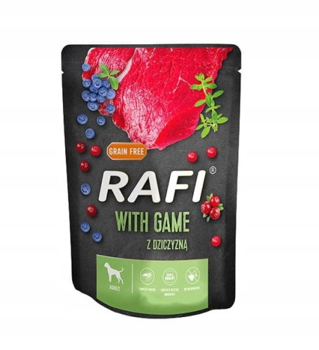 RAFI mokra karma dla psa MIX smaków 12x300g BEZZBOŻOWA Dolina Noteci