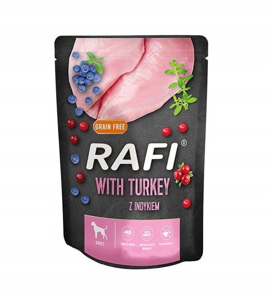 RAFI mokra karma dla psa MIX smaków 24x300g BEZZBOŻOWA Dolina Noteci