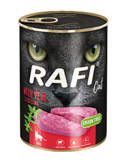 RAFI mokra karma dla kota MIX smaków 8x400g BEZZBOŻOWA Dolina Noteci