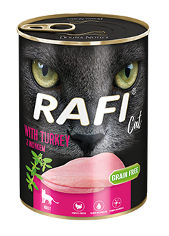 RAFI mokra karma dla kota MIX smaków 8x400g BEZZBOŻOWA Dolina Noteci