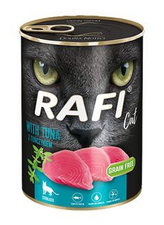 RAFI mokra karma dla kota MIX smaków 8x400g BEZZBOŻOWA Dolina Noteci