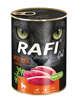 RAFI mokra karma dla kota MIX smaków 24x400g BEZZBOŻOWA Dolina Noteci