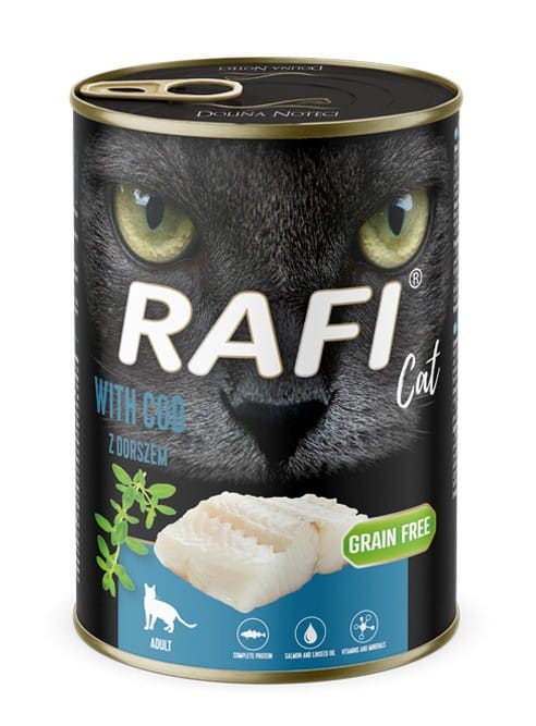 RAFI mokra karma dla kota MIX smaków 24x400g BEZZBOŻOWA Dolina Noteci