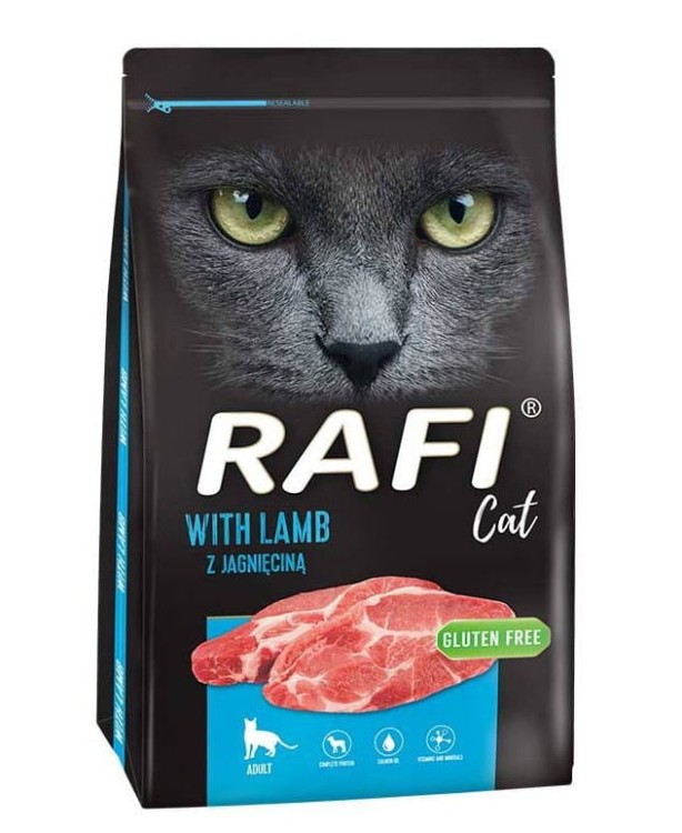 RAFI CAT karma sucha dla kota z jagnięciną 7kg DOLINA NOTECI