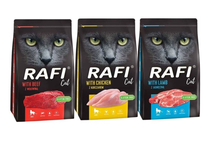 RAFI CAT karma sucha dla kota MIX SMAKÓW 3x7kg DOLINA NOTECI