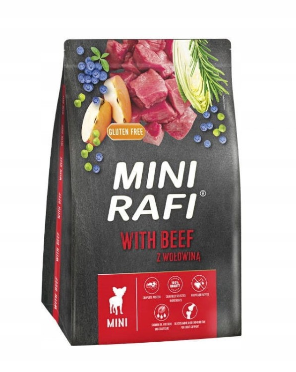 RAFI Mini Karma sucha dla psa MIX 2x3kg wołowina i jagnięcina DOLINA NOTECI
