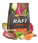 RAFI karma sucha dla psa dorosłego z kaczką 3kg DOLINA NOTECI