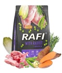 RAFI karma sucha dla psa dorosłego z królikiem 3kg DOLINA NOTECI
