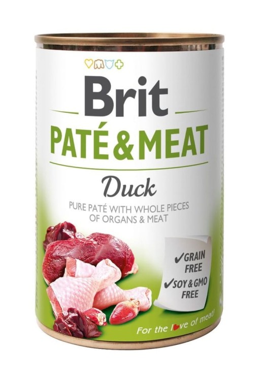 BRIT Mokra karma dla psa Pate&Meat MIX smaków 12x400g BEZZBOŻOWA