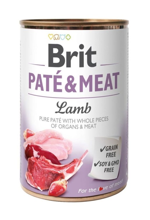 BRIT Mokra karma dla psa Pate&Meat MIX smaków 12x400g BEZZBOŻOWA