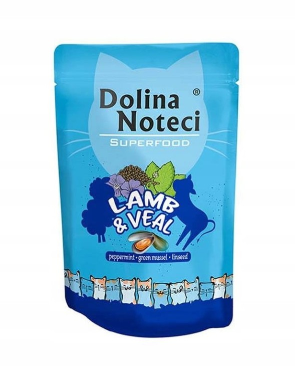DOLINA NOTECI SUPERFOOD mokra karma dla kota mix smaków 20x85g