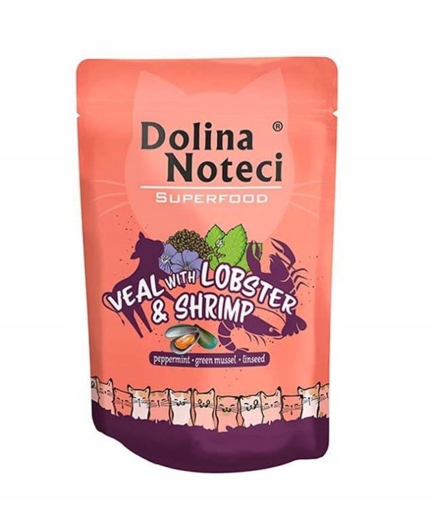 DOLINA NOTECI SUPERFOOD mokra karma dla kota mix smaków 24x85g