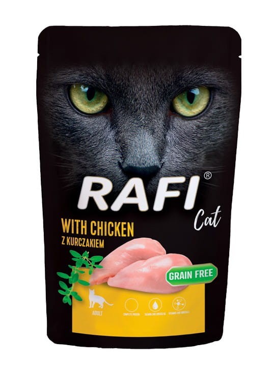 RAFI Cat mokra karma dla kota z kurczakiem - pasztet 100g